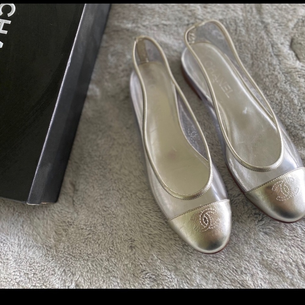 Chanel Clear Ballet flats size 37